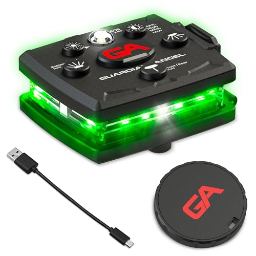 Guardian Angel Micro Safety Light - Green Front & Green Rear - color: Green/Green