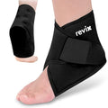 REVIX Foot Ice Pack Wrap for Plantar Fasciitis & Foot Pain Relief, Black - style: Black-1 Pack