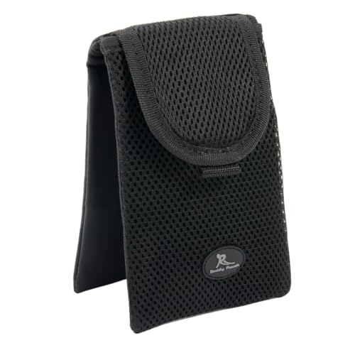 Running Buddy Magnetic Pouch Beltless Workout Pouch No Bounce - color: Black, size: Mini Plus (6.5 in x 4 in)
