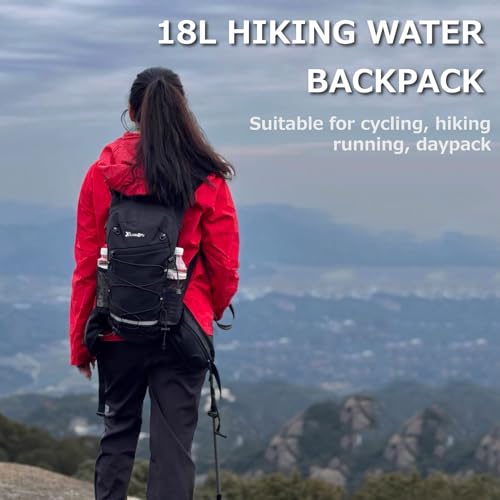 Azarxis Hiking Hydration Pack Running Backpack Lightweight Daypack Vest for Women Men Marathon Cycling Biking Trail Race Jogging Rave (Gray) - color: #1 Dray – 18l Backpack (No Water Bladder)