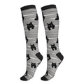 Compression Socks Women and Men 15-20mmHg-Circulation Support Socks for Athletic Running Cycling - color: Cat