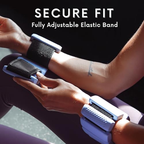 Polyfit Wrist & Ankle Weights - Wearable Weights for Women, Yoga & Pilates - color: WINE