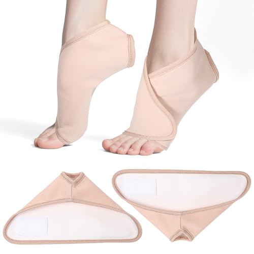 2Pcs Castor Oil Pack Wrap for Ankle Adjustable Reusable Feet Brace Anti Oil Leak Organic Breathable Acrylic Flannel Castor Compress for Women Ankle Support Plantar Fasciitis Pain Relief