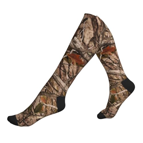 Compression Socks Women And Men For Nurses Travel Pregnancy Recovery Running Athletic - color: Camouflage Tree