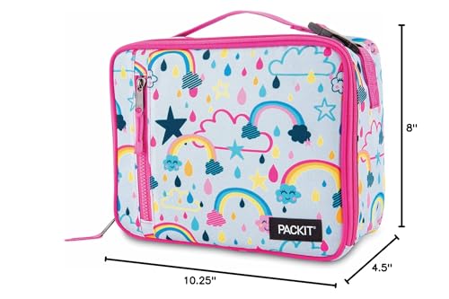 PackIt Freezable Classic Lunch Box, Rainbow Sky - color: Rainbow Sky