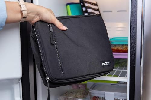 PackIt Freezable Classic Lunch Box, Black - color: Black