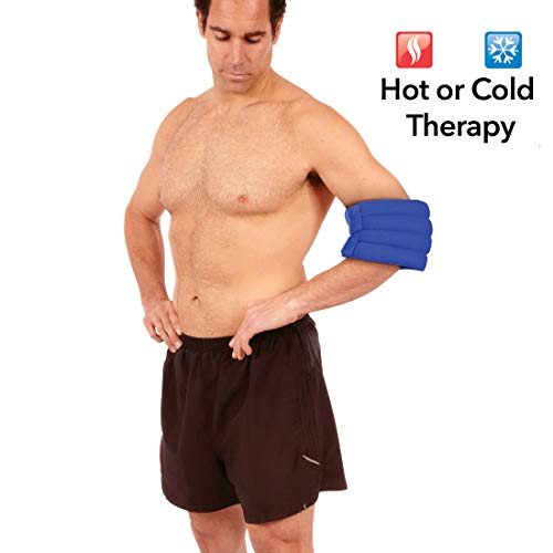 Bed Buddy Joint Wrap - Hot & Cold Therapy for Muscle Pain Relief and Joint Pain Relief - Large Heating Pad for Knee, Wrist, Elbow, Ankle, Arm or Leg, (Pack of 2)