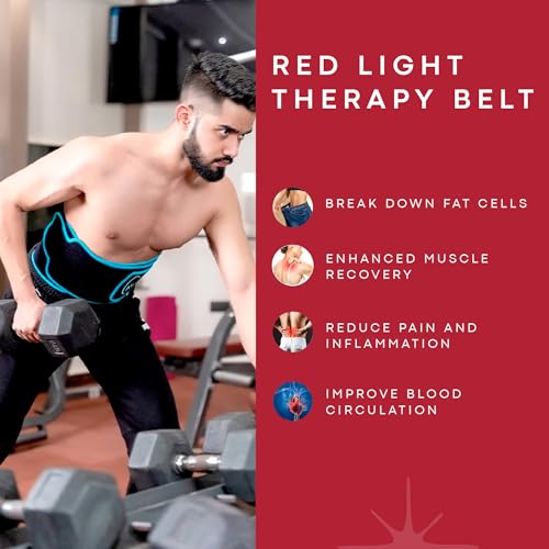 Red Light Therapy Belt, Infrared Heating Pad for Back & Waist, FSA Wearable - color: Standard: Red & Near-infrared Belt