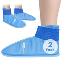 ComfiTECH Foot Ice Pack Wrap for Feet, Cooling Boot for Ankle, Cold Heel Pad for Plantar, Medium - size: Medium