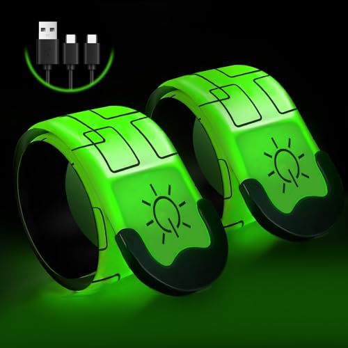 Running Lights for Runners，Running Light Reflective Gear, 2 Count