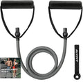RitFit Single Resistance Bands with Handles Door Anchor for Home Gym - size: 35-40lbs