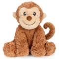 Happy Fuel Weighted Monkey Stuffed Animal, 1.5 Lbs Microwavable Unscented Monkey Plush, Stuffed Toys Heating Pad for Period Cramps Pain Relief and Anxiety, Gift for Women, Girls, Adults & Kids - color: Monkey