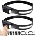 AUTOUTLET Headlamp Rechargeable, 350 Lumen LED Head Lights for Forehead