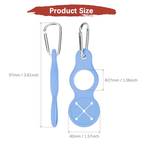 Water Bottle Hanging Buckle Clip [PCS] - Water Cup Holder with Towel Hook for Bike Portable Secure Bottle Holder - color: Blue