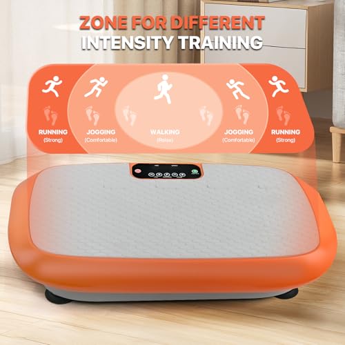 Vibration Plate Exercise Machine for Weight Loss Fitness Equipment, Vibration Plate Platform for Home Fitness,Lymphatic Drainage Shaking Full Body Shaker 99 Adjustable Speeds