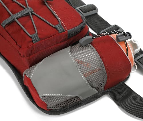 Waist Pack with Water Bottle Holder for Running Walking Hiking Fanny Pack - color: ‎Gypsy Red