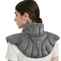 Microwavable Heat Pad for Neck and Shoulders, Warm Compress Wrap, Grey - color: Heat Pad06 -Grey