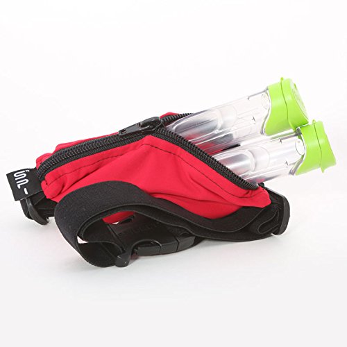 SPIbelt Kids Pocket Belt, Expandable Pocket, Adjustable Waist, No Bounce, No Logo Band, Black with Black Zipper - color: Black with Black Zipper