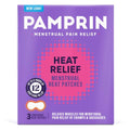 Pamprin Heat Relief Menstrual Patches for Portable Menstrual Pain Relief of Cramps and Backaches, 3 Count - style: Heat Patches