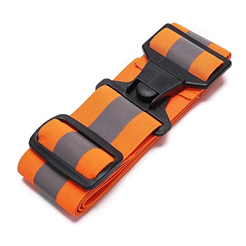 A-SAFETY Glow Belt - Reflective Running Belt (Yellow, Orange, Black, White) - color: Reflective Orange