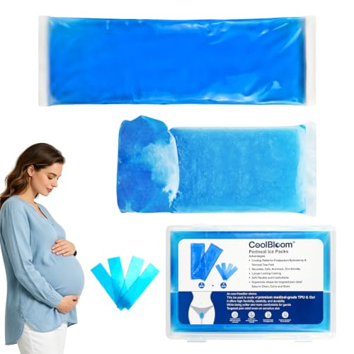 Reusable Postpartum Perineal Ice Packs, Flexible When Frozen Hot Cold Pads
