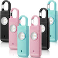 Tellegloww 6 Pcs 130 dB Personal Safety Alarm for Women, Bright Color, Snap - color: Bright Color, style: Snap