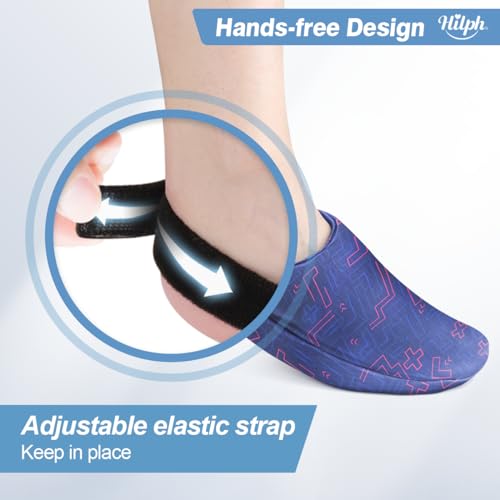 Hilph Bundle Forefoot Toes Gel Ice Pack and Foot Gel Ice Pack Sock for Pain Relief