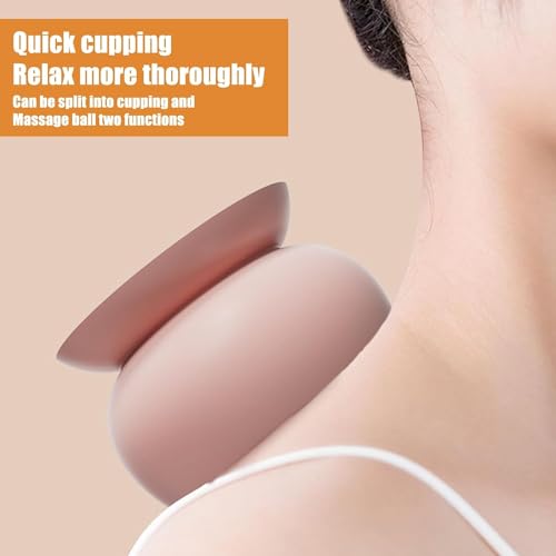 Trigger Point Massage Ball 1 Pcs Silicone Wall Mount Myofascial Release Ball Cone and Cupping 2 in 1 for Back, Neck, Feet, Leg Deep Tissue Self Massage Tool (Gray) - color: Gray