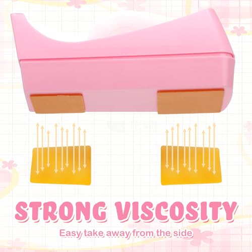 10 Pack Desktop Tape Dispensers Non Slip Base Bulk Set,Pink - size: Pink