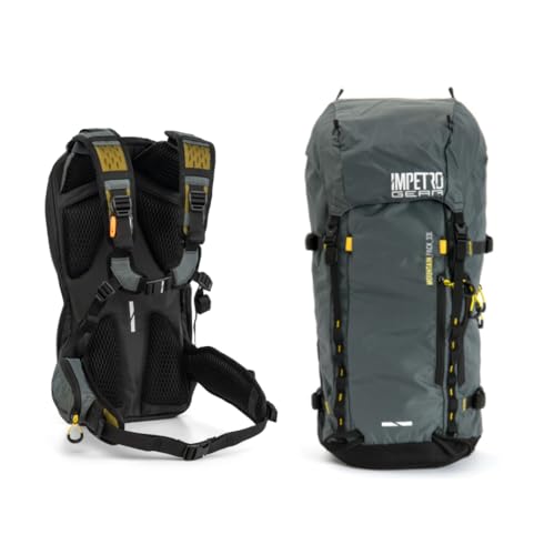 Mountain Backpack for Men and Women - Lightweight Hiking Backpack with Mesh Pocket, Hood Pocket - Outdoor Backpack for Traveling and Camping - Camping Backpack with Detachable Water Bladder - style: Mountain Backpack