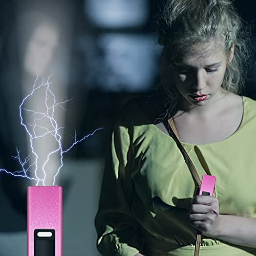 REAX Stun Gun Keychain for Women Self Defense Mini Stun Gun for Women Stun Gun USB Rechargeable with LED Flashlight Power Volt Micro