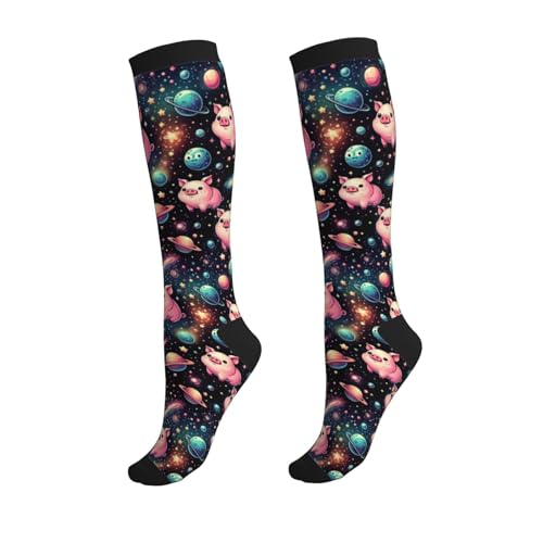 Compression Socks Circulation 15-20 Mmhg Knee High - color: Pig