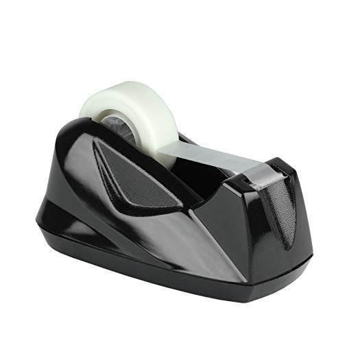 Acrimet Desktop Tape Dispenser, Premium, Non-Skid Base, Plastic, Black - color: Vert Rainbow