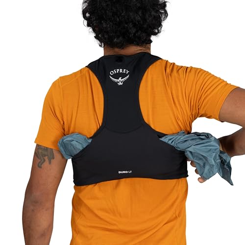 Osprey Duro LT Men's Running Hydration Vest with Hydraulics Soft Flasks - color: Black, size: Large