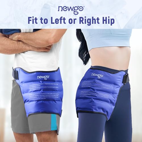 NEWGO Bundle of Knee Ice Pack and Hip Ice Pack Blue