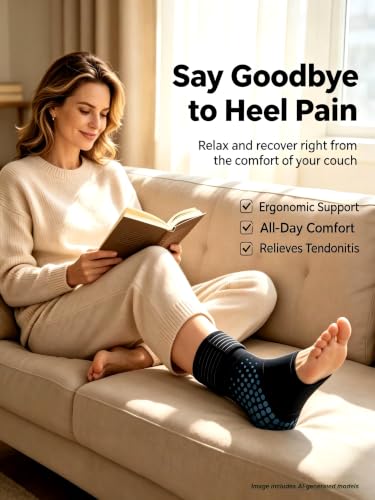 Ankle Ice Pack Wrap,Flexible Cold Therapy for Foot Pain Relief - color: Black, size: Medium
