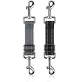 YUEPET 2 Pack Safety Clip for Dog Collar, Prong Dog Collar Safety Clips - color: Grey+Black