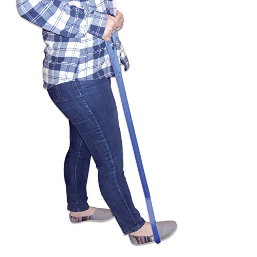 Rehabilitation Advantage 41-Inch Leg Lifter with Hand Strap and Foot Loop