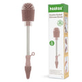 Haakaa Silicone Cleaning Brush for Baby Bottles & Crevices, Pink,1PK - color: Pink, size: 1 Piece Set