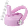 RRegeny Straw Lid for Hydro Flask Wide Mouth 32 40 oz, Lids with Flexible Handle compatible with HydroFlask, Replacement Sports Flex Cap Wide Mouth Top - color: Lavender