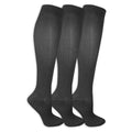 Dr. Scholl's Women's Graduated Compression Knee High Socks - color: Black (3 Pairs), size: 8-12