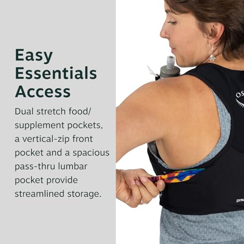 Osprey Duro LT Women's Running Hydration Vest with Hydraulics Soft Flasks - color: Black, size: Medium
