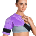 REVIX Ice Pack for Shoulder Rotator Cuff, Reusable Gel Cold Pack - size: Standard, style: Purple