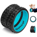 GymCope 10in Back Roller, Foam Roller for Exercise, Spine-Safe Groove
