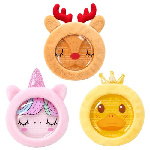 Hilph Kids Ice Packs, 3 Soft Gel Unicorn Ice Packs for Baby Kids Boo Boos - style: A-Duck&elk&unicorn