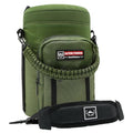 NATURE PIONEOR 26-128 oz Insulated Water Bottle Carrier Holder with Strap - color: Green, size: One Gallon