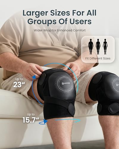 COMFIER FSA Eligible Items, Cordless Knee Massager with Graphene Heat