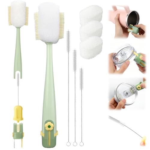 XANGNIER 5 in 1 Bottle Cleaning Brush Set,Multifunctional,7 Pcs - size: 7 pack
