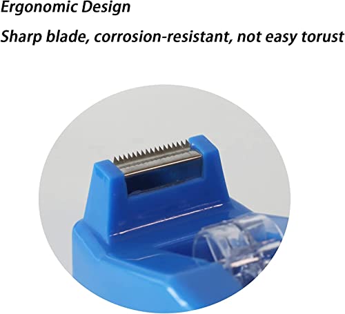 Desktop Tape Dispenser Cute Light Office Tape Dispensers, Nano Pads Fix Base, Blue - color: Green 1