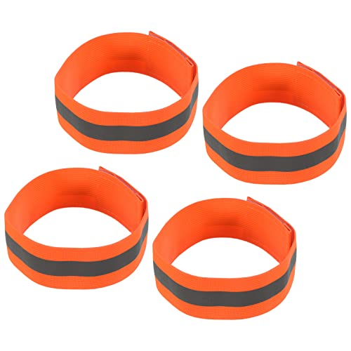 MECCANIXITY Reflective Bands for Arm Wrist Ankle - color: Orange